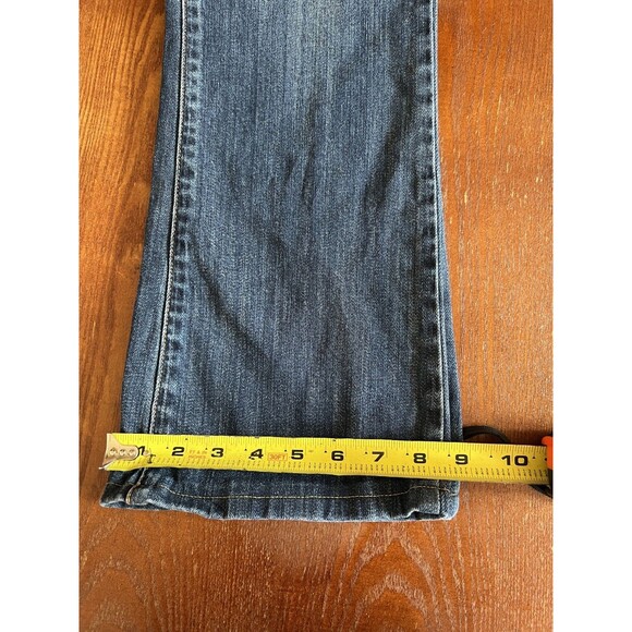 LUCKY BRAND Y2K Sofia Bootcut Flare Leg Denim Jeans Sz 6/28 Dark Wash - Picture 10 of 11